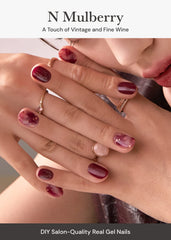 ohora N Mulberry aplicación rápida para uñas con acabado de gel duradero