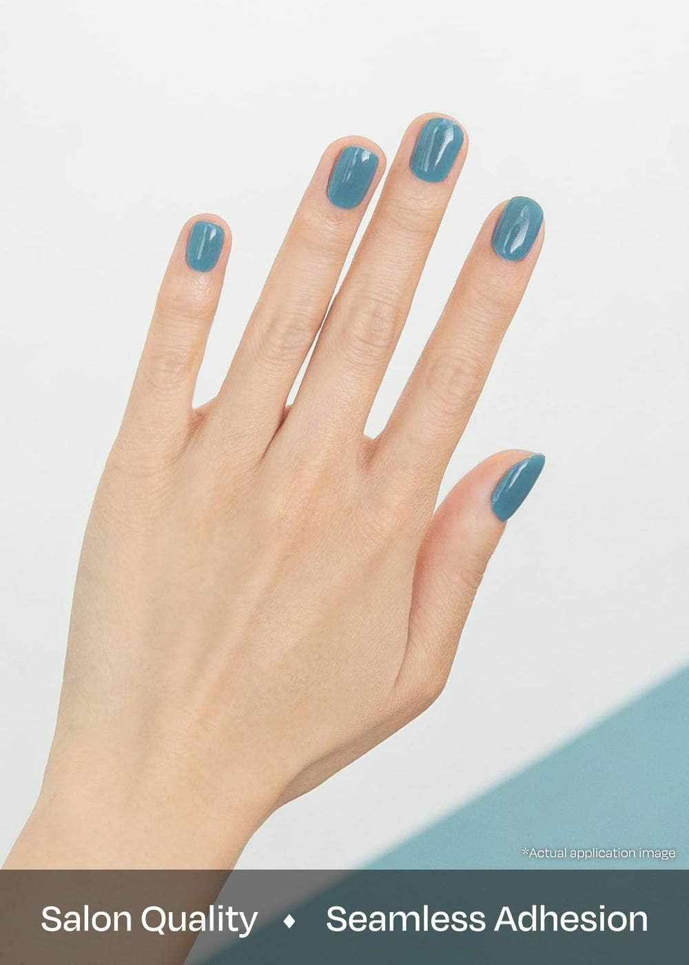 ohora tiras gel semicuradas azul eléctrico, color intenso sin esfuerzo