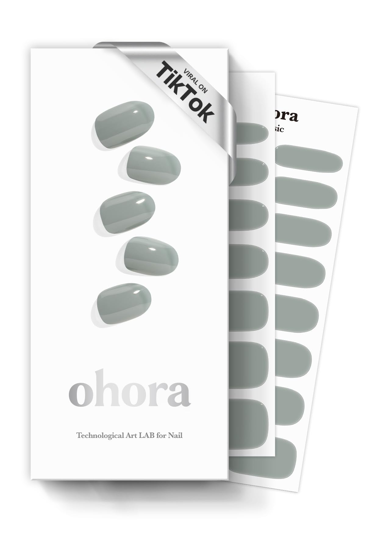 ohora tira gel crema fog, pack en estuche, aplicación rápida