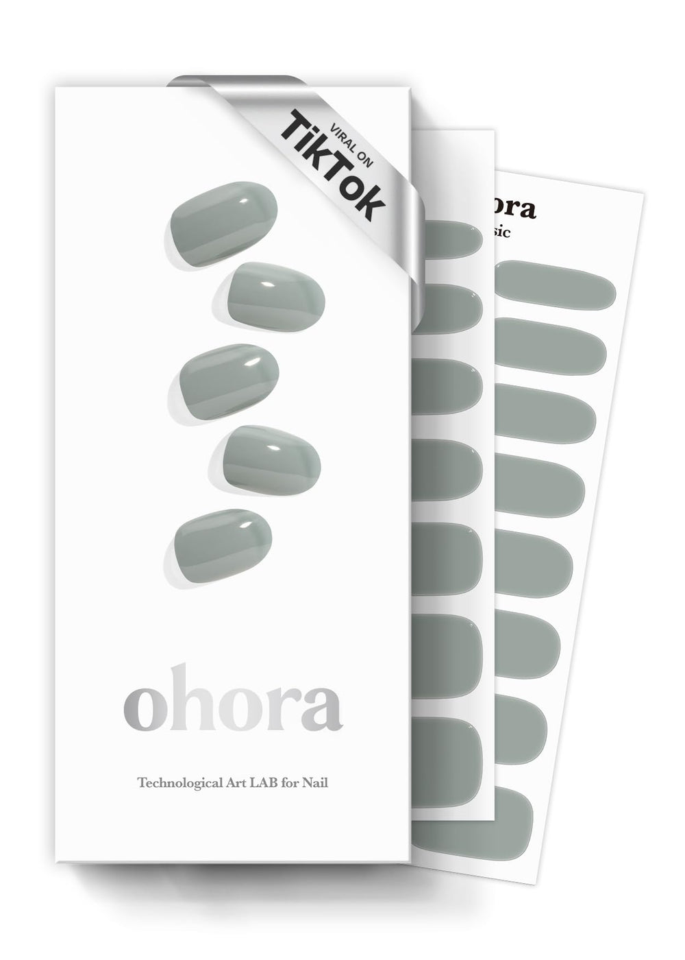ohora tira gel crema fog, pack en estuche, aplicación rápida