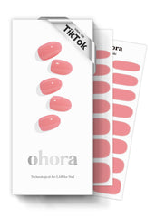 ohora N Cream Glow, tiras rosa para un acabado profesional en casa.