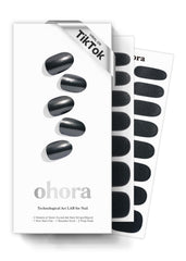 ohora N Boba Chrome paquete de tiras de gel semicurado para manicura rápida