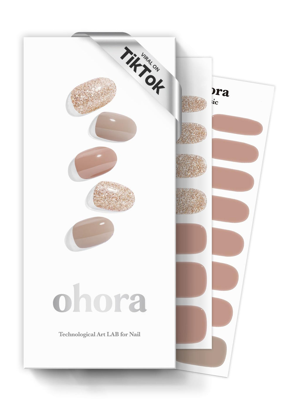 ohora tira uñas gel semicurado N Carmel, conjunto completo para manicura rápida en casa.