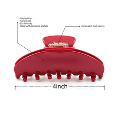 OideGuiing pinza de cabello acetato 4 pulgadas, uso diario para peinados rápidos.
