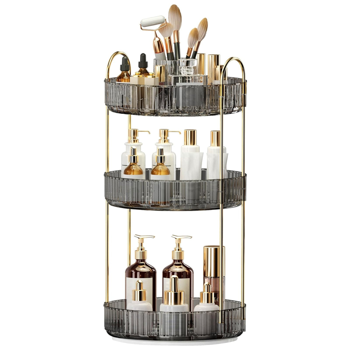 Oifecsie Organizador Maquillaje 360 Grados: acceso rápido a cosméticos