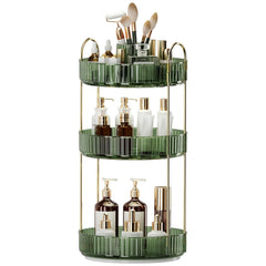 Oifecsie organizador-maquillaje-rotacion-360: acceso rápido a cosméticos.