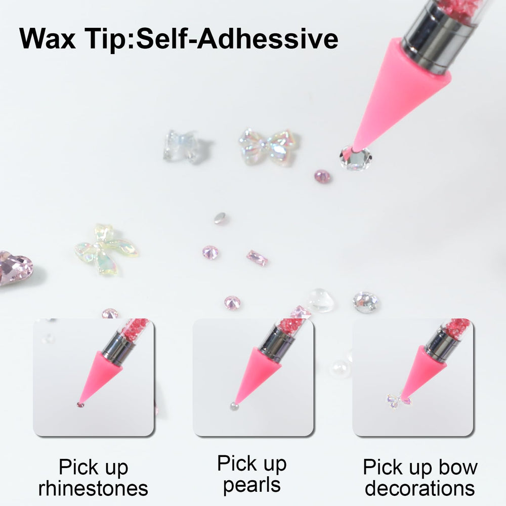 OIFEN pinzas precisas en azul y rosa para colocacion minuciosa
