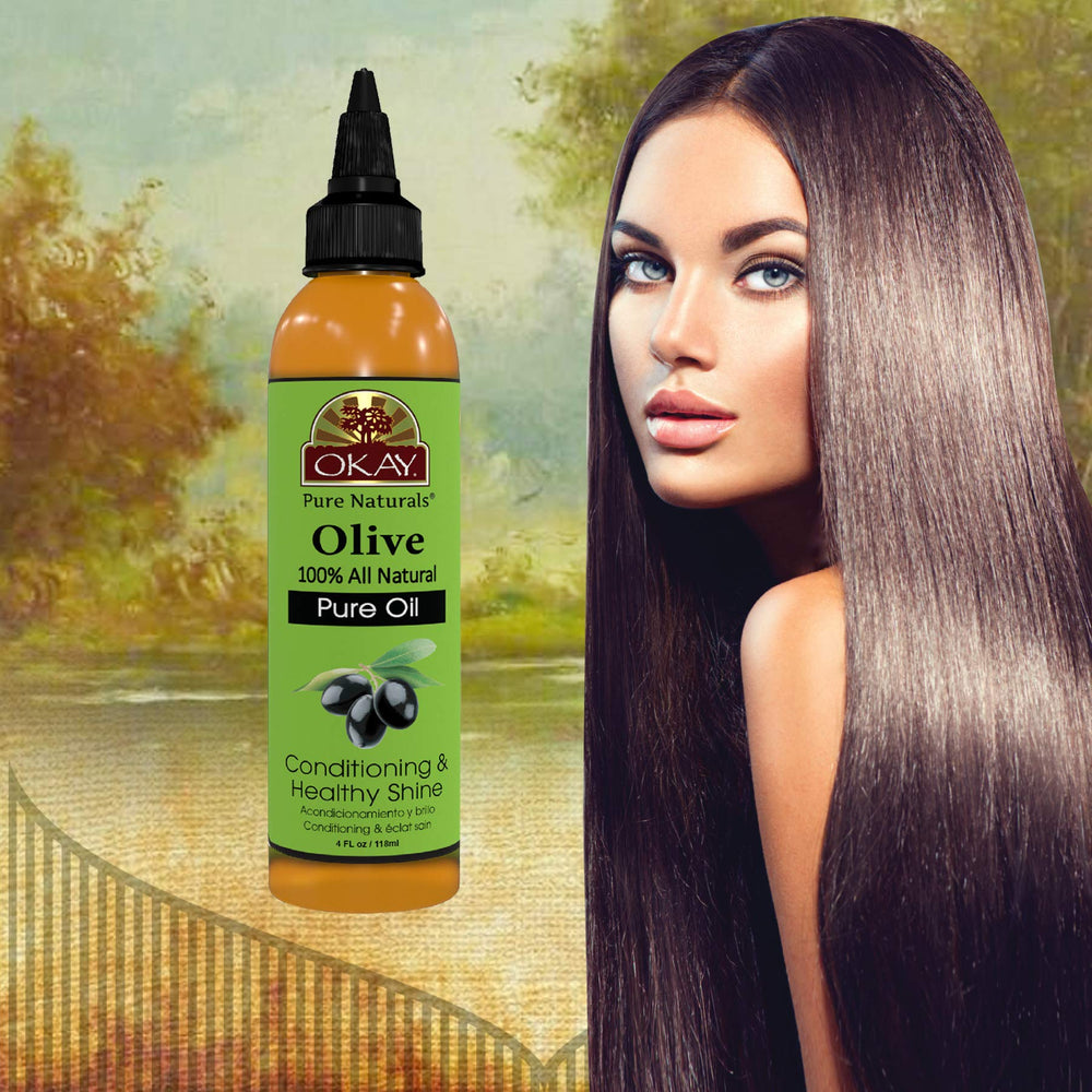 OKAY Aceite de Oliva acondicionamiento profundo para cabello seco