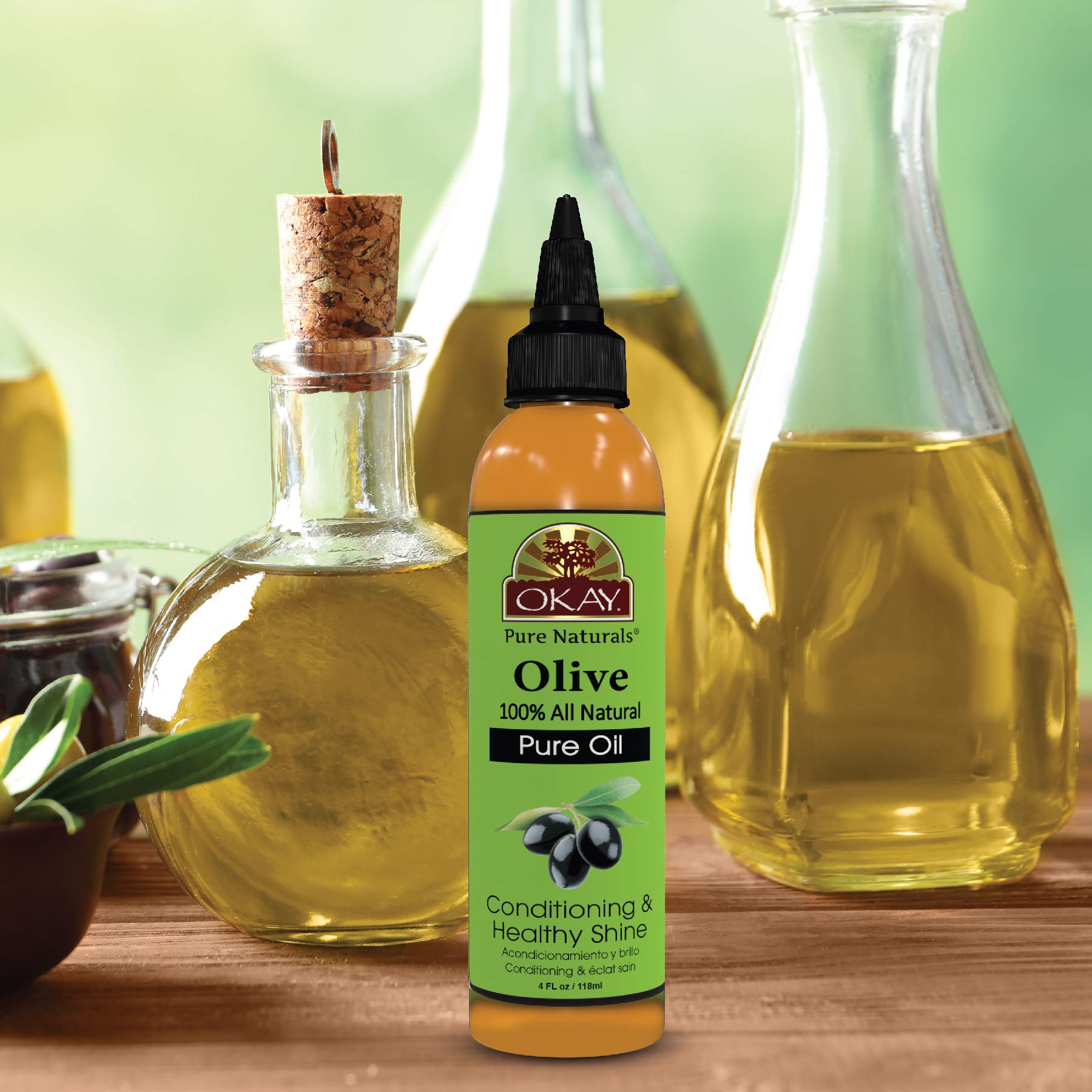 OKAY Aceite de Oliva masaje corporal para piel suave