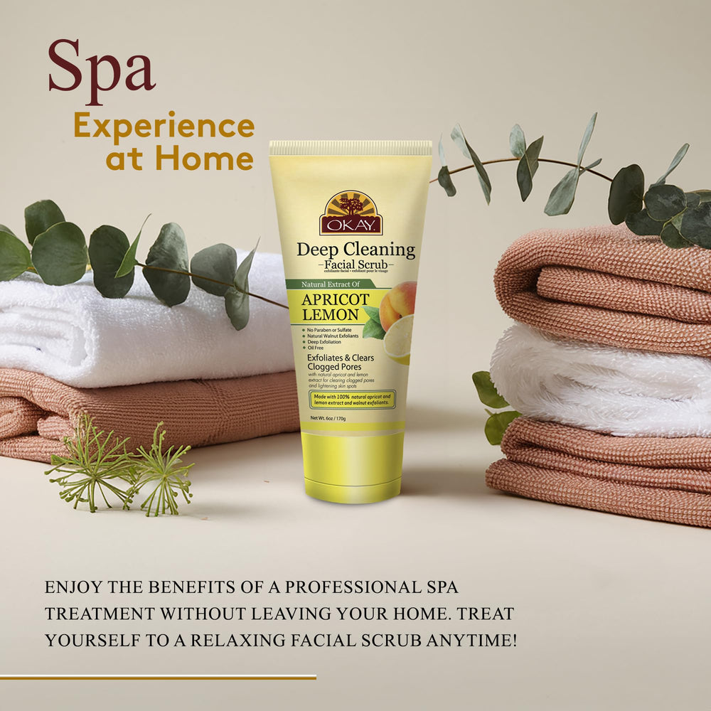 OKAY Exfoliante Facial Control de Brillo ritual de limpieza diario