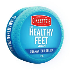 O'Keeffe's Healthy Feet Foot Cream jar ready for nightly moisture boost.