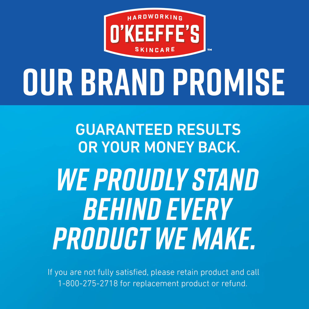 Compact 3.2 oz jar of O'Keeffe's Healthy Feet for on-the-go care.