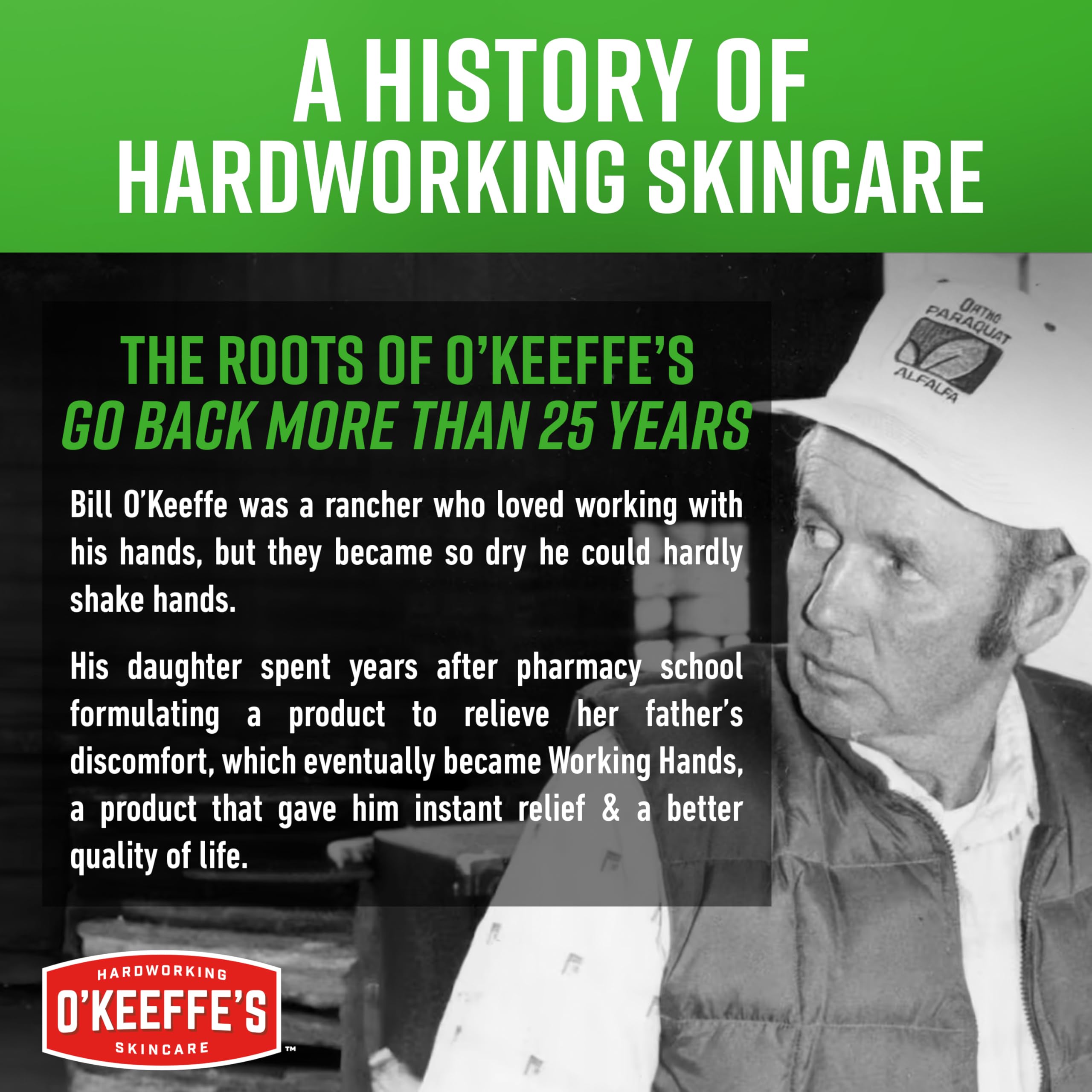 Uso diario del bálsamo labial reparador de O'Keeffe's con cereza.