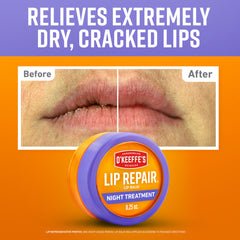 O'Keeffe's Lip Repair Textura cremosa ideal para aplicar antes de dormir