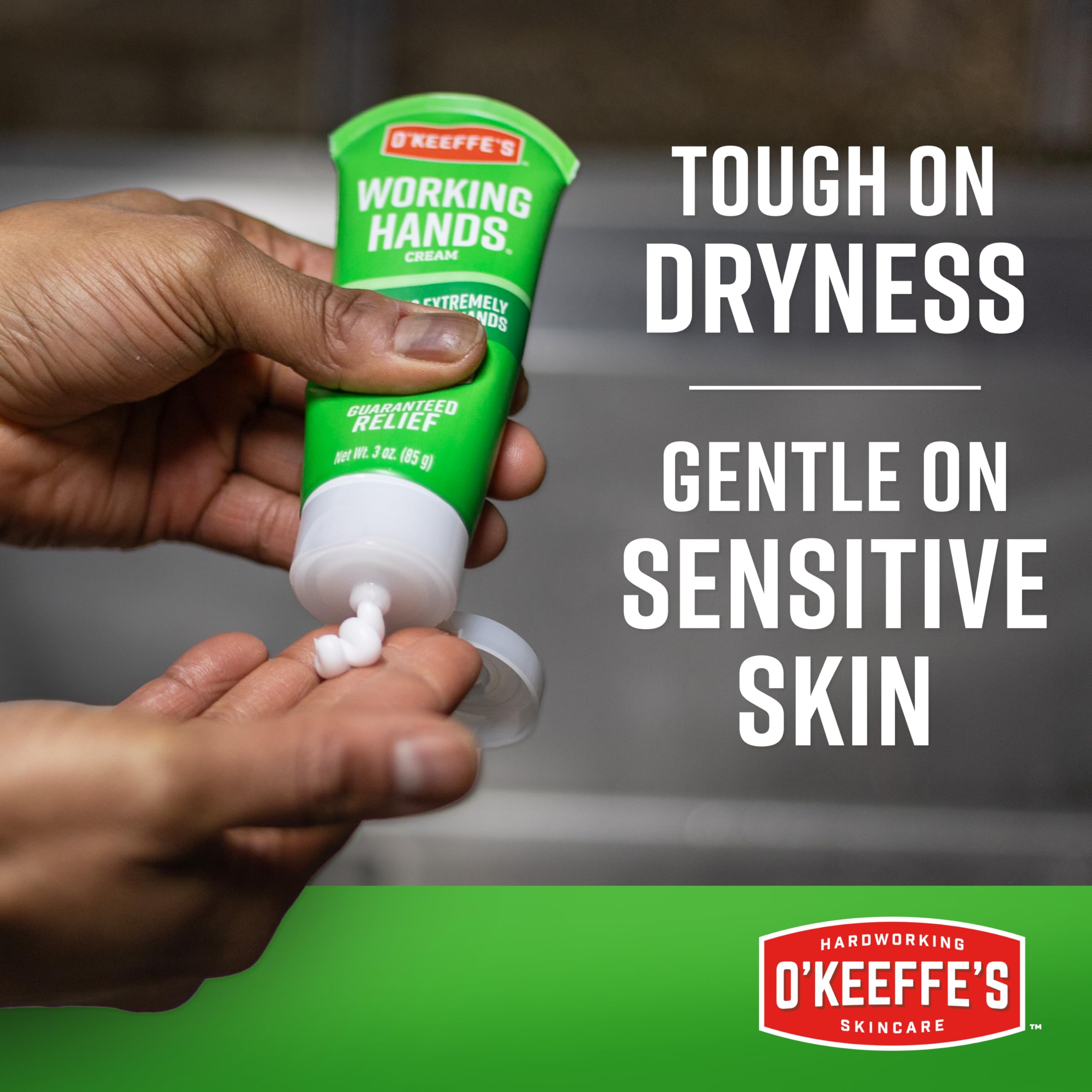 O'Keeffe's crema de manos para manos agrietadas con reparación suave.