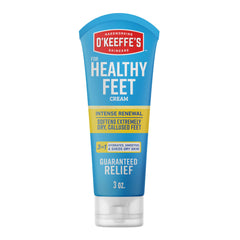 La crema O'Keeffe's para pies en tubo de 3 oz ofrece hidratación rápida.