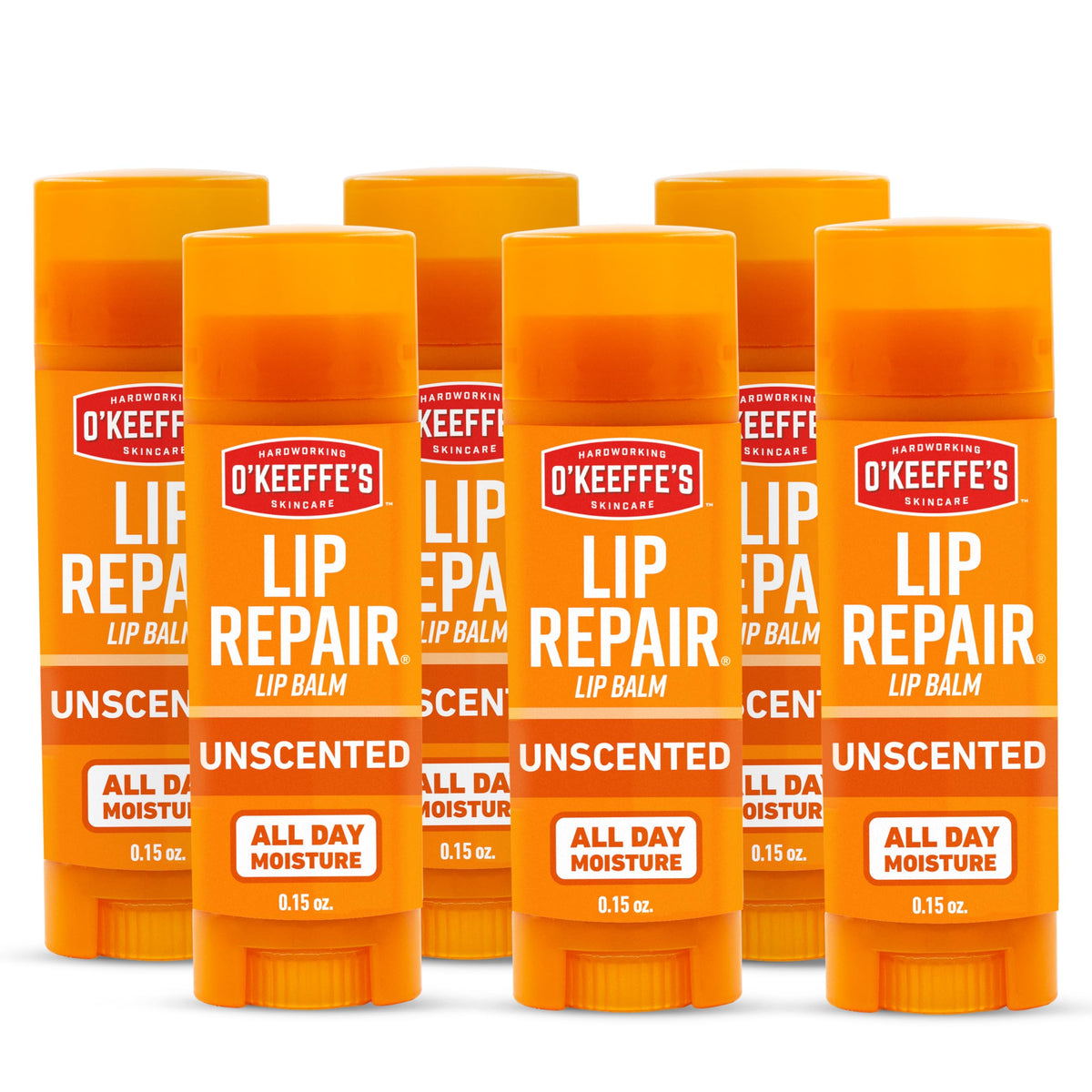 O'Keeffe's Lip Repair en labios secos, alivio inmediato y reparación