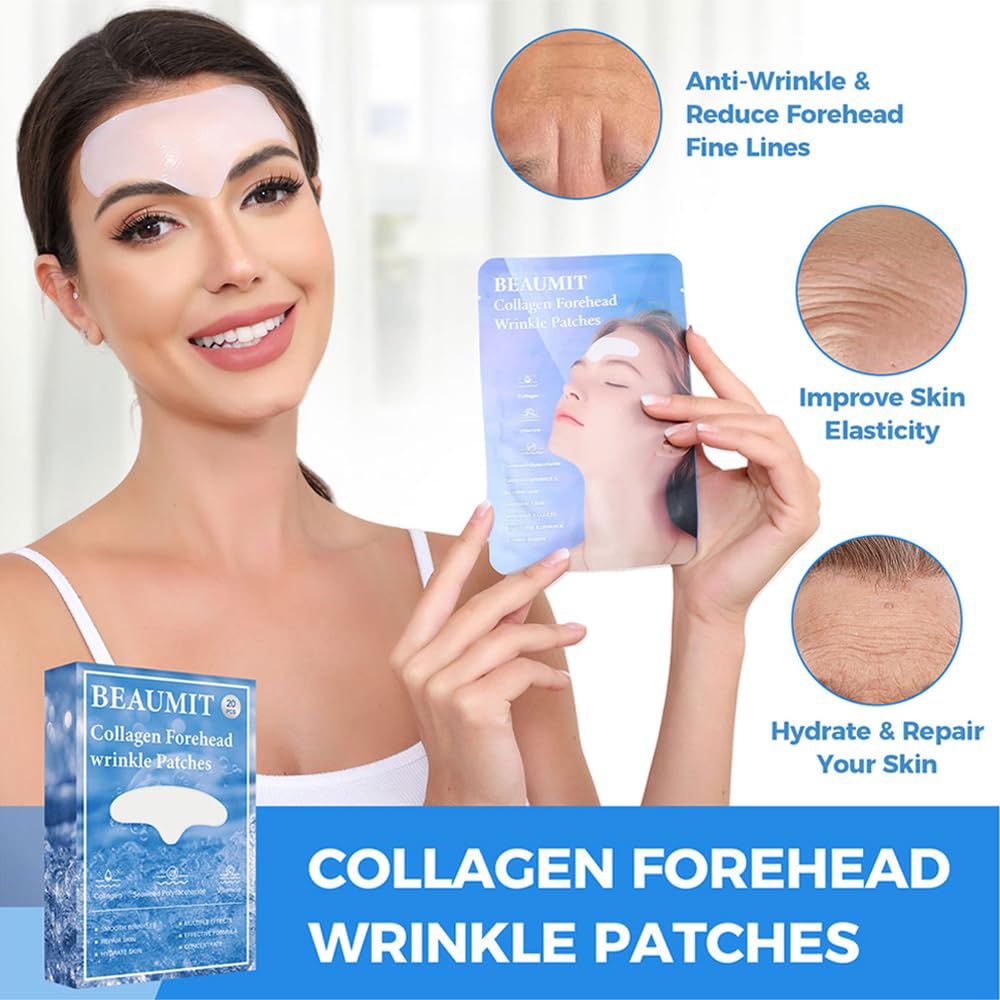 Okela patches provide a smooth, refreshed finish to the forehead.