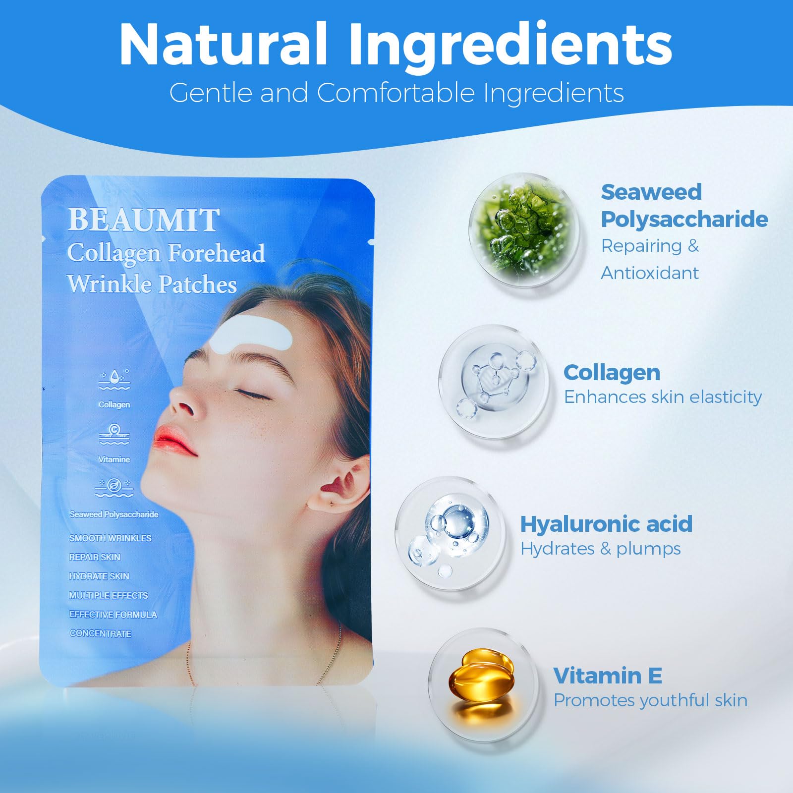 Okela patches dry after use as skin absorbs essence.