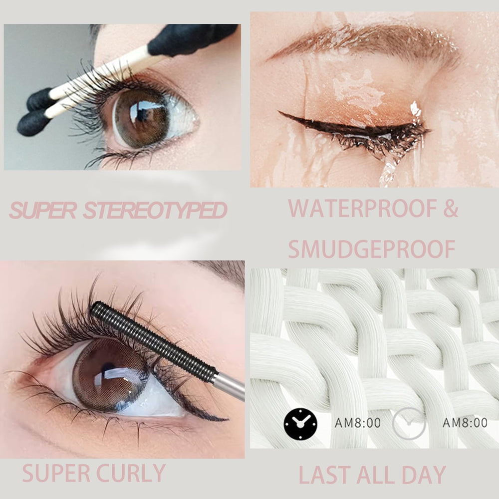 Okerker mascara con diseño metálico duradero para uso prolongado.