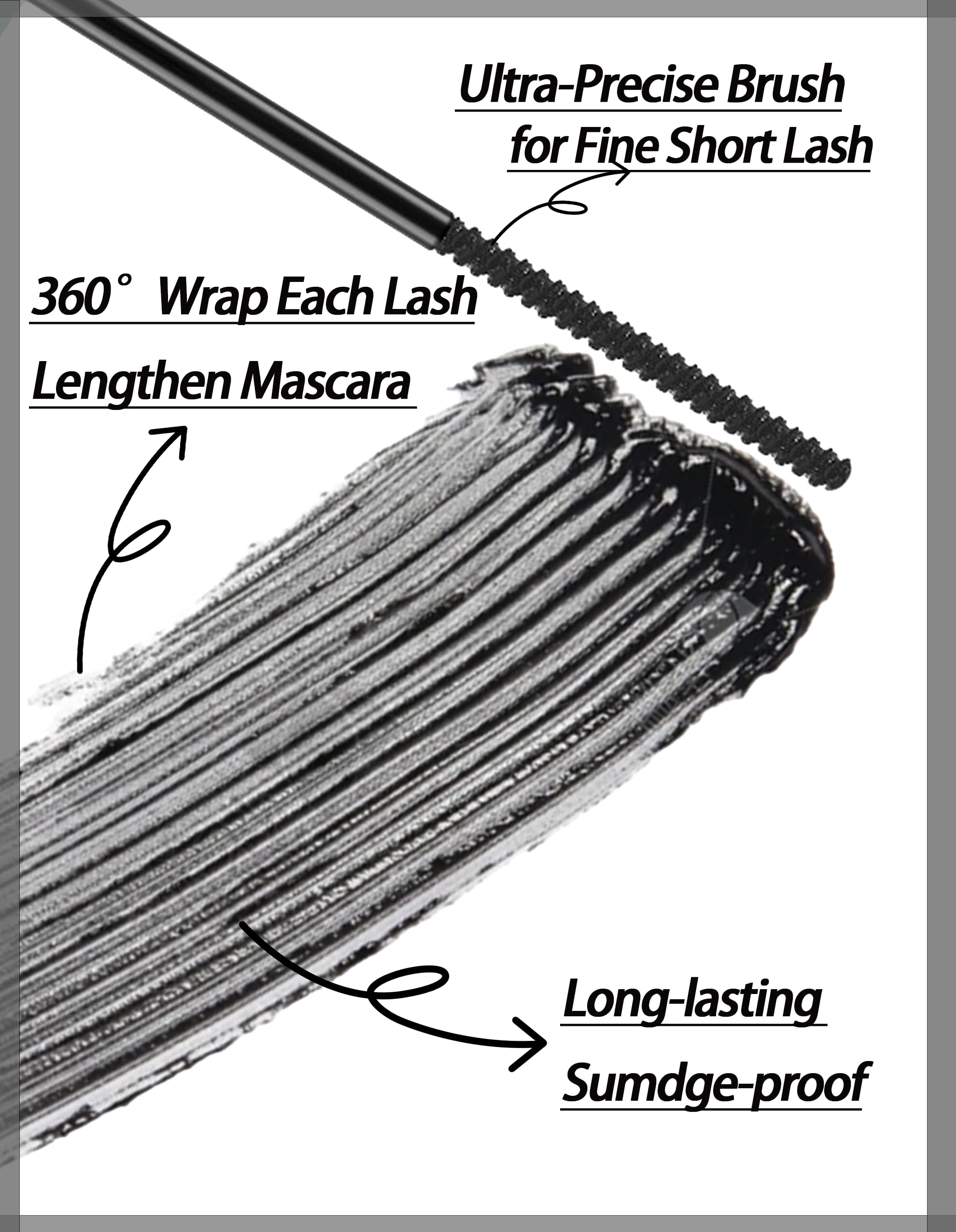 Okerker Mascara sin grumos para separación y definición precisas.