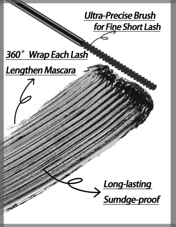 Okerker Mascara sin grumos para separación y definición precisas.