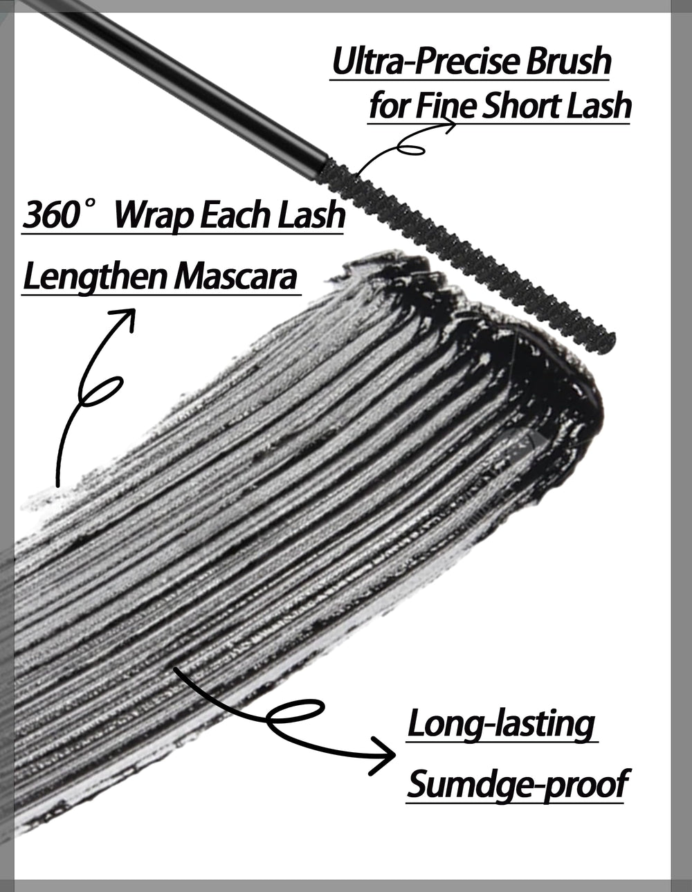 Okerker Mascara sin grumos para separación y definición precisas.