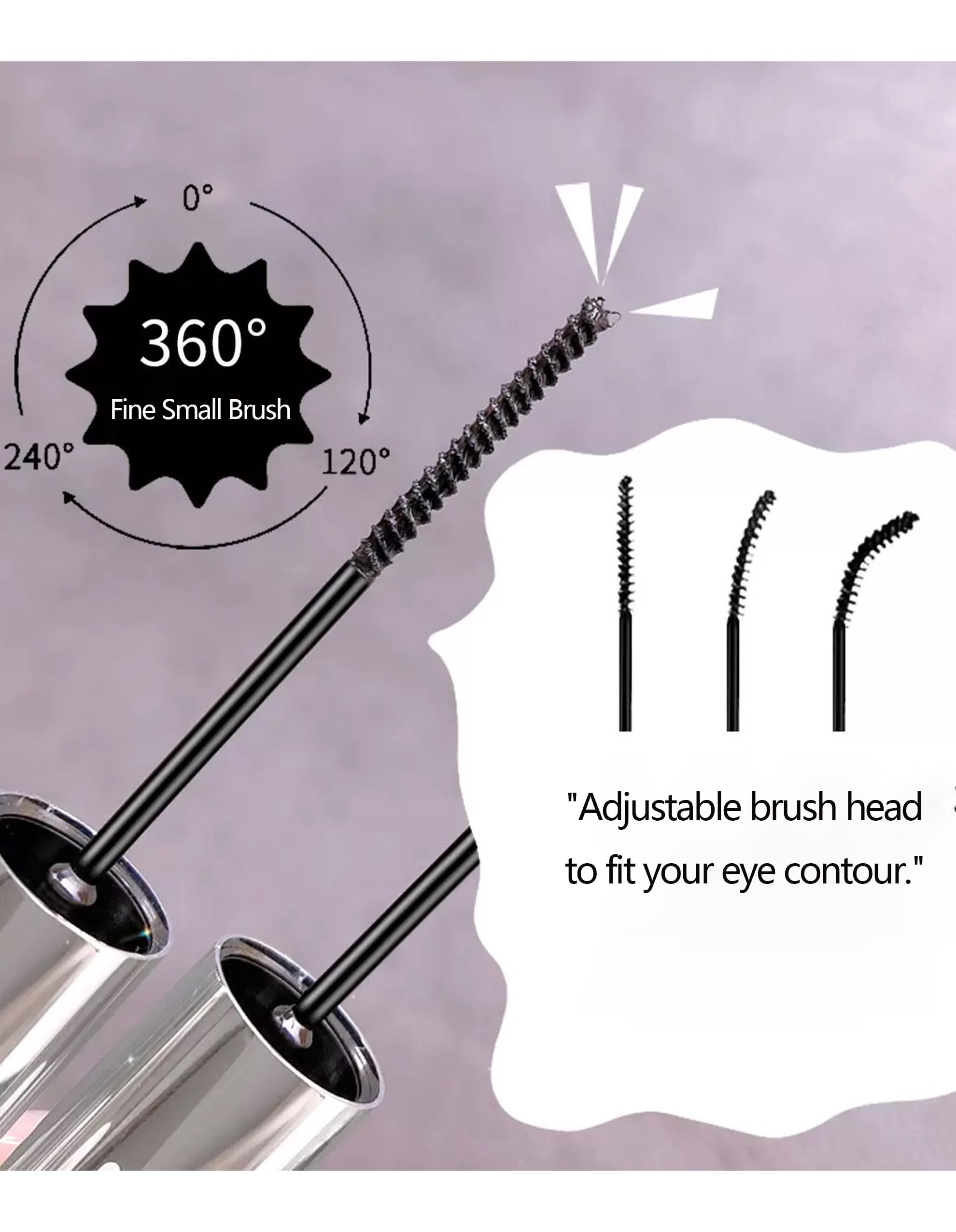 Okerker Mascara añade volumen y longitud durante 24 horas para un look duradero.
