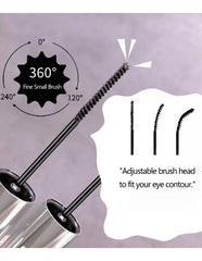 Okerker Mascara añade volumen y longitud durante 24 horas para un look duradero.