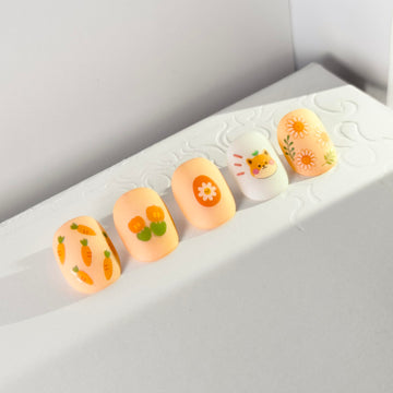 Pegatinas okiyomi que brillan en la oscuridad para uñas.