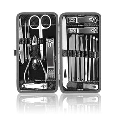 OKOMER kit manicura con estuche compacto, ideal para viajar