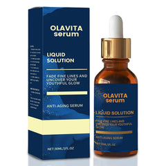 Olavita Serum frasco compacto para uso diario y cuidado suave de la piel.