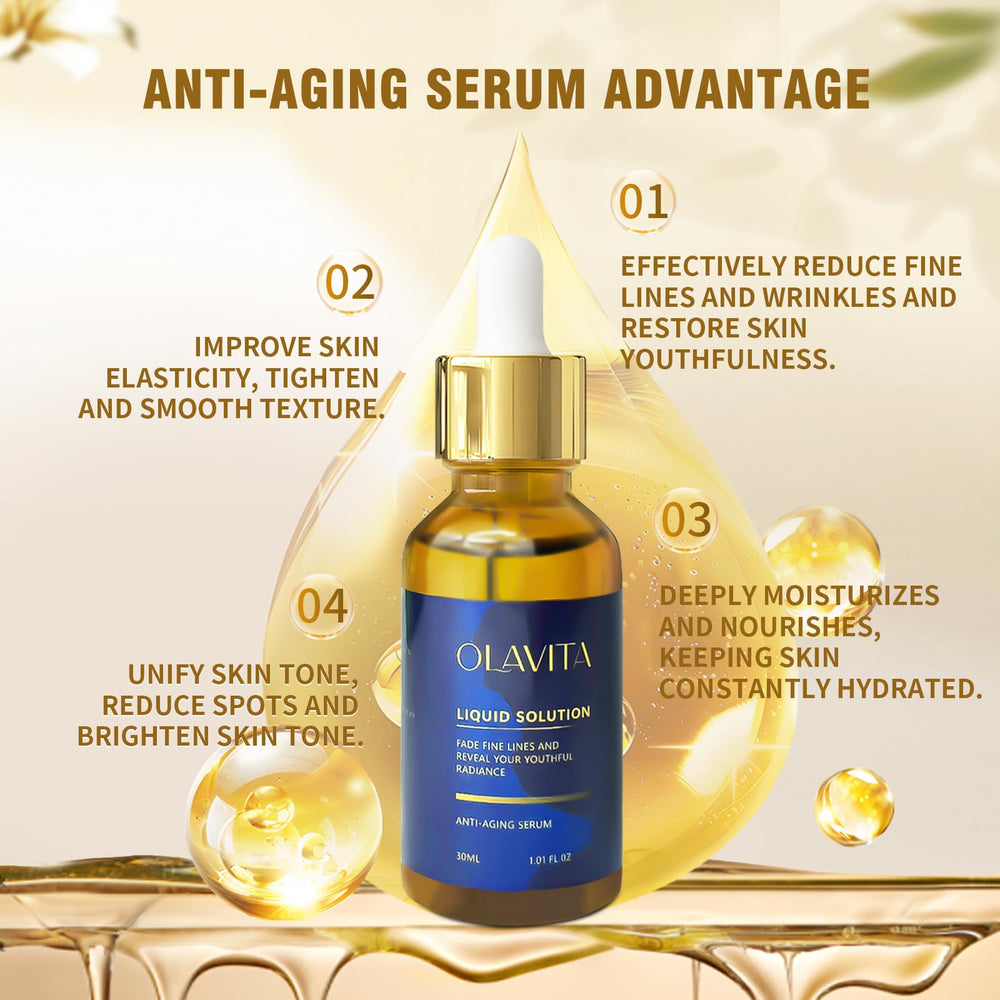 OLAVITA Serum facial para piel de todo tipo, uso diario seguro