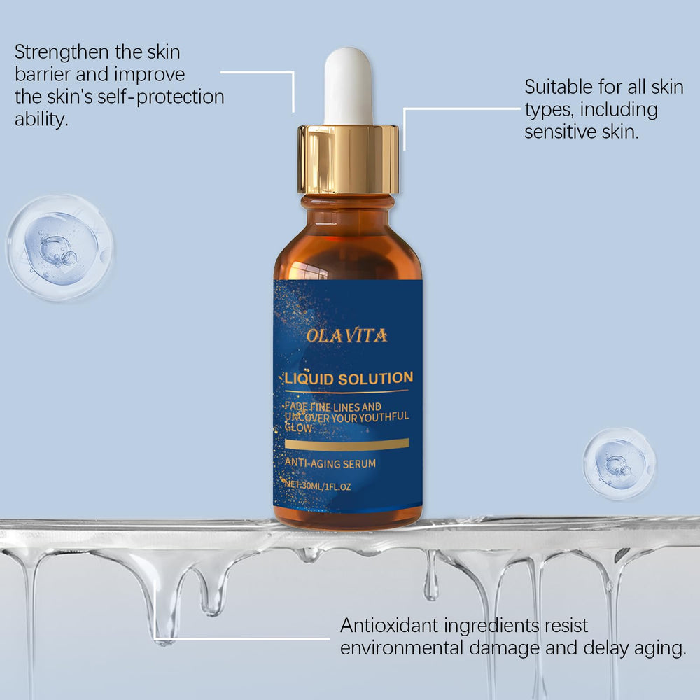 OLAVITA serum ingredientes vitamina E con antioxidantes para la piel.
