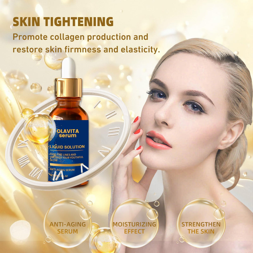 Piel hidratada gracias a Olavita Serum y su fórmula nutritiva.