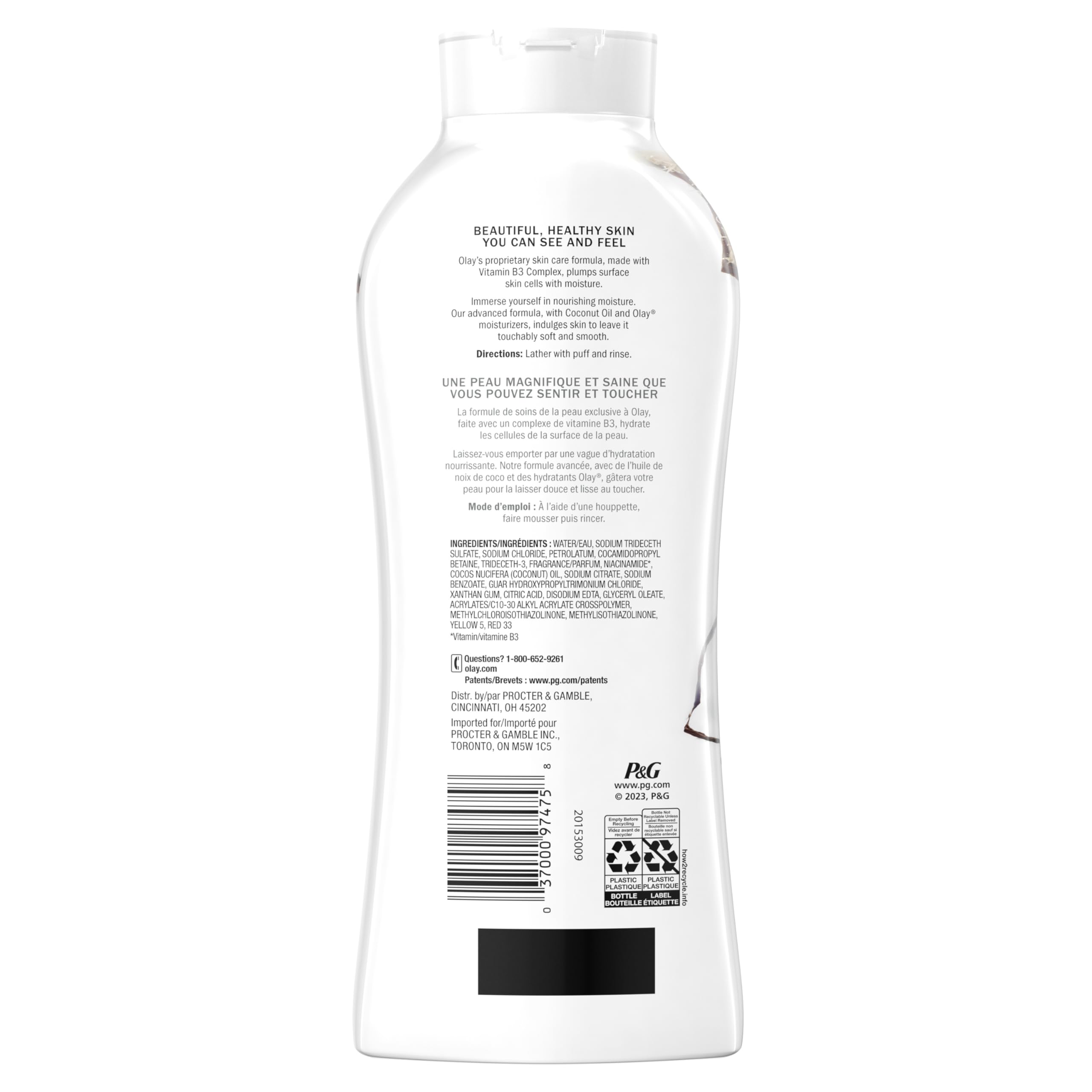 Aroma de coco que refresca la rutina de ducha.