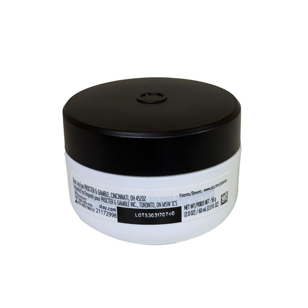 Complexe bêta-hydroxy dans la crème Olay pour exfoliation légère.