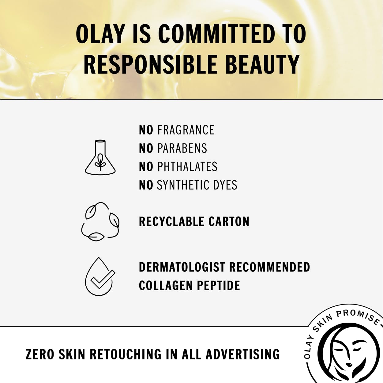 Olay Eyes Peptide 24 MAX — 2x peptides de collagène dans la formule.
