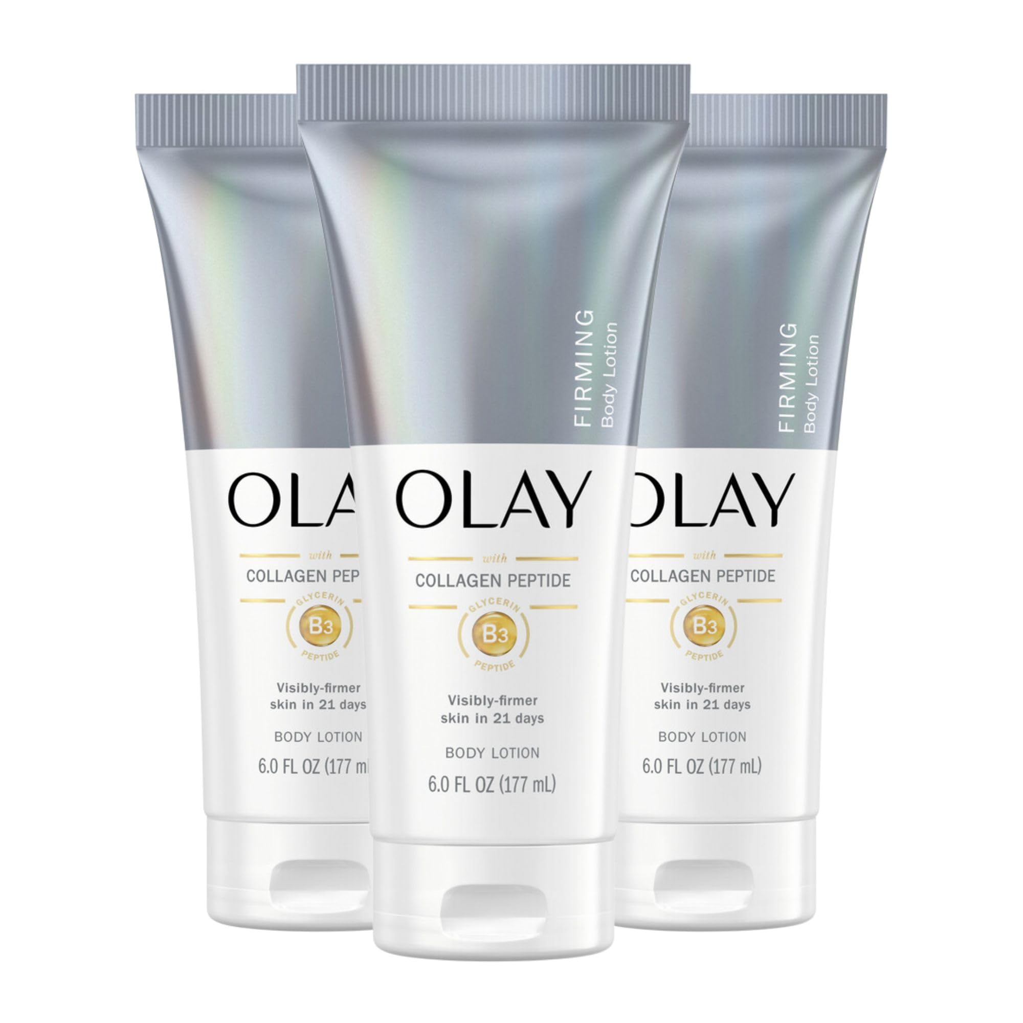 Olay reafirmante e hidratante para manos y cuerpo con colágeno, textura ligera