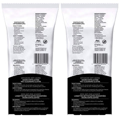 OLAY Regenerist toallitas exfoliantes ofrecen desmaquillado y limpieza en un solo paso.