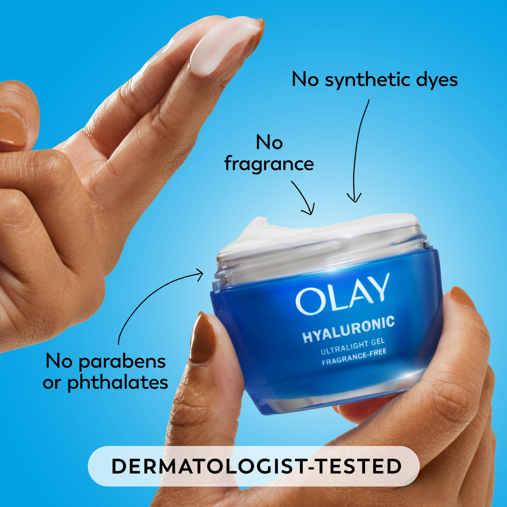 Envase de Olay Regenerist sin fragancia, apto para piel sensible