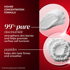Olay Regenerist Niacinamida crema absorción rápida, base perfecta para maquillaje.