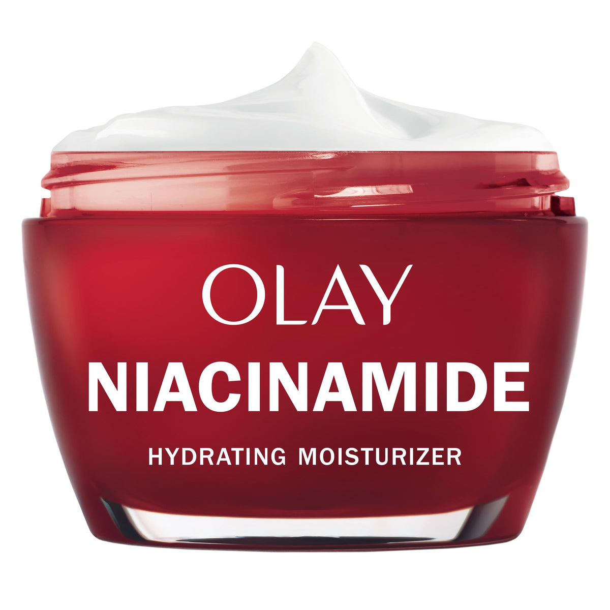 Olay Regenerist Niacinamida crema rostro en frasco para hidratación duradera.