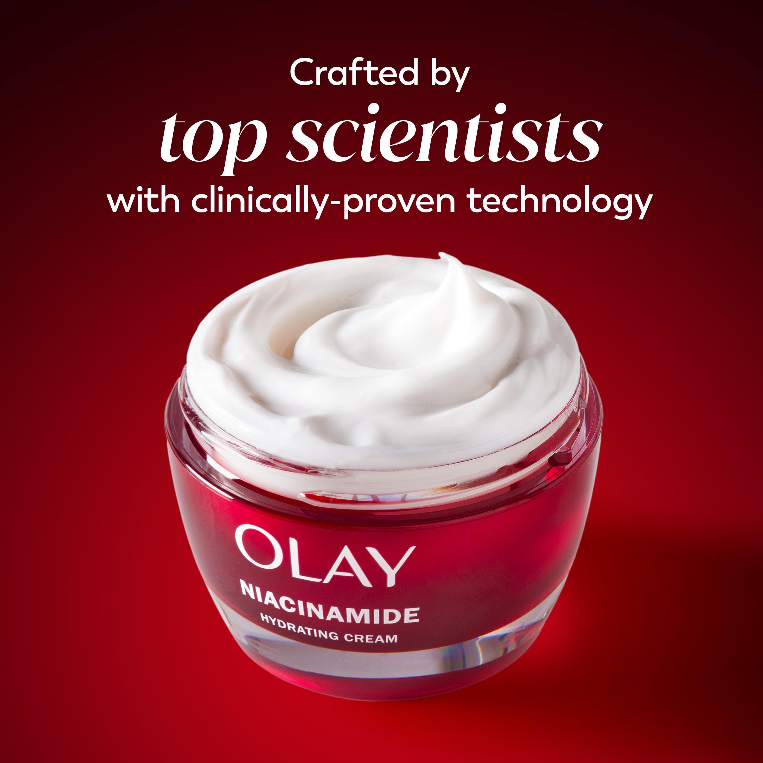 Olay Regenerist Niacinamida crema sin grasa, ideal para uso diario bajo maquillaje.