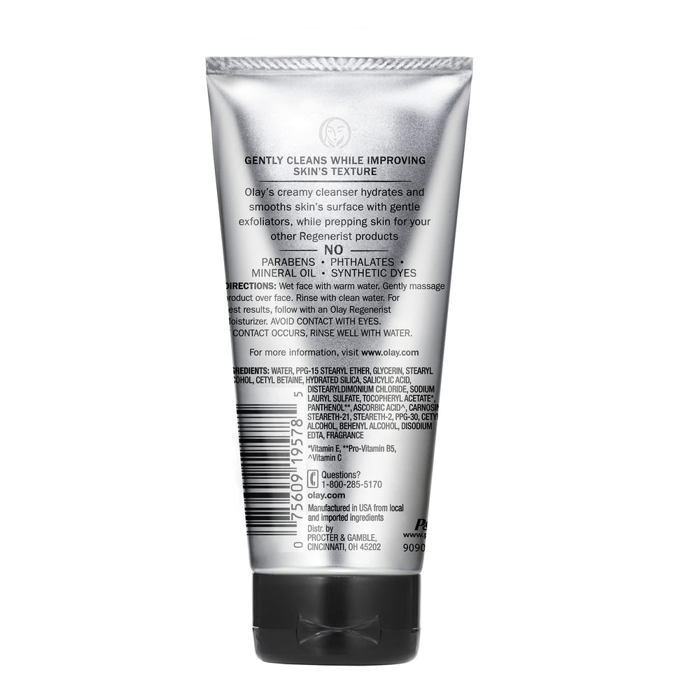 Textura suave de Olay Regenerist para una limpieza confortable.