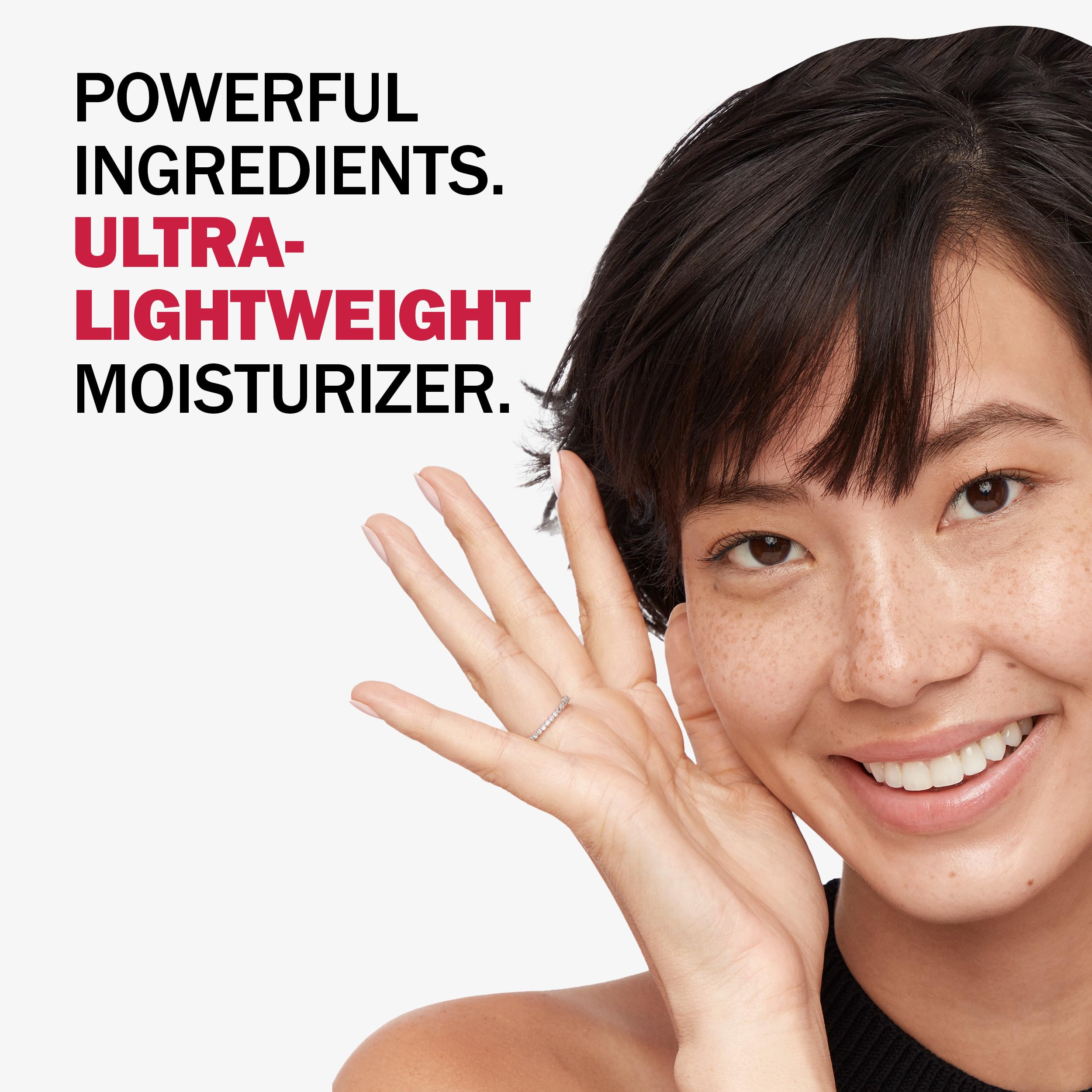 Olay Regenerist Whip matte finish, breathable feel after application.