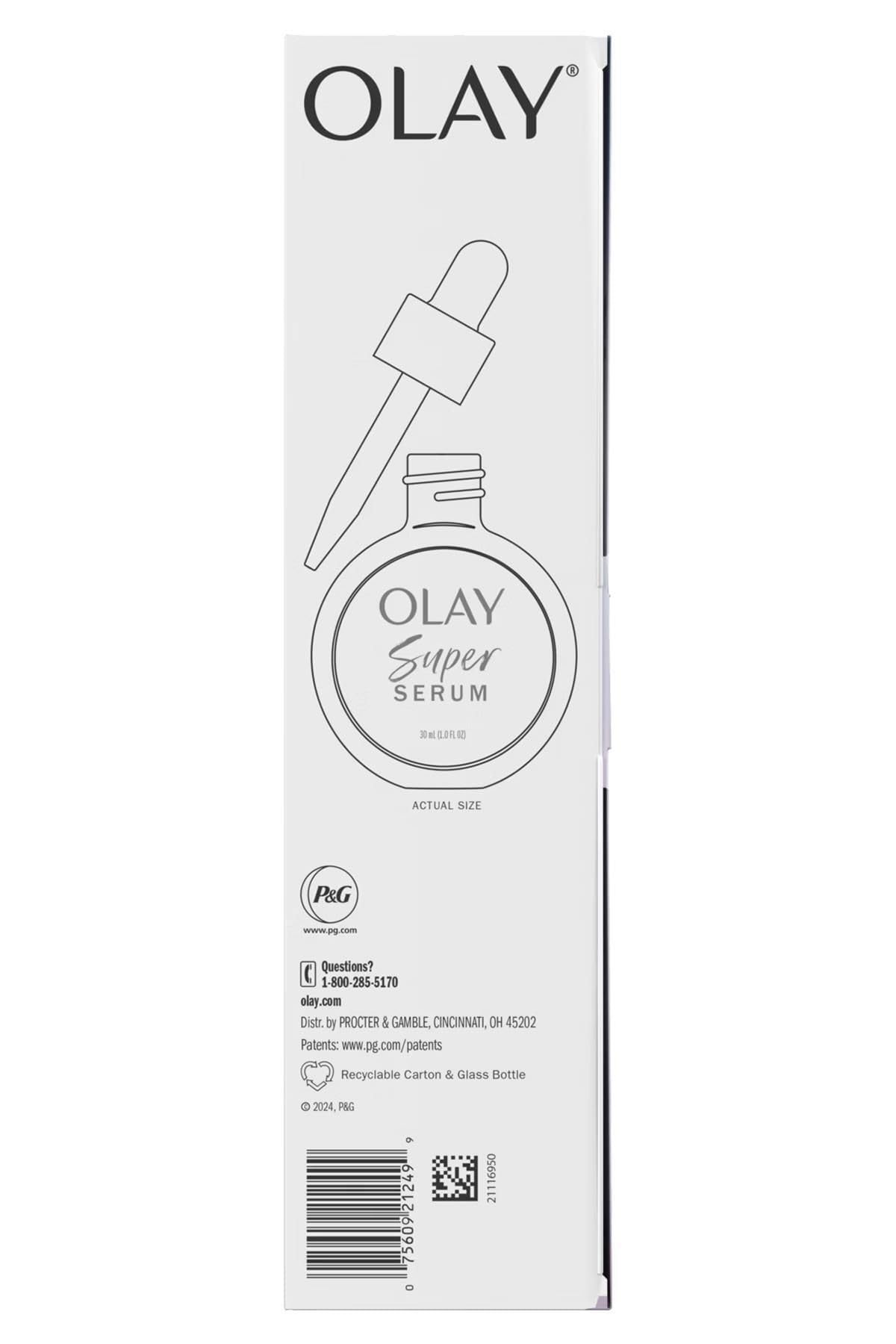 Olay Super Serum, teint plus homogène après 2 semaines.