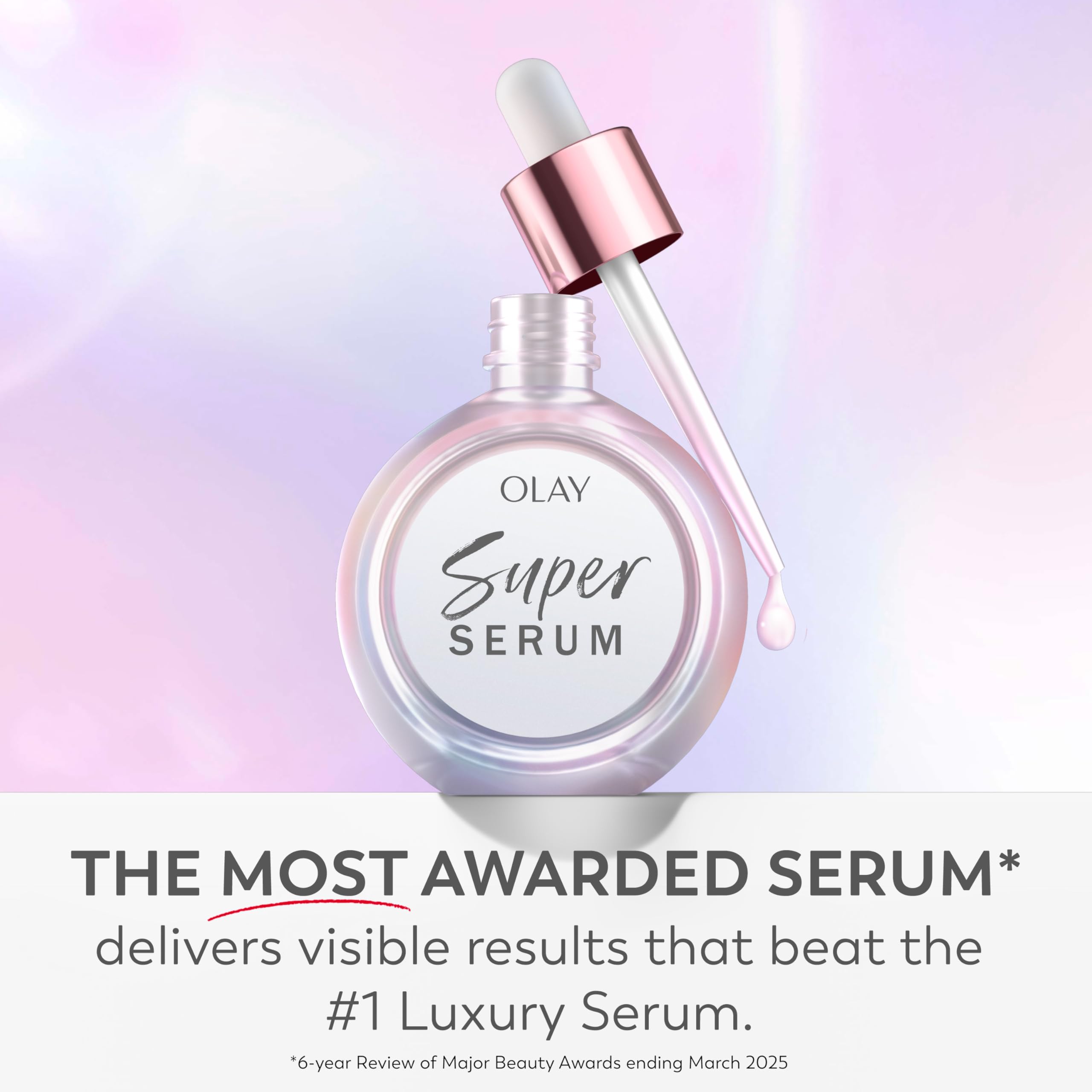 Sensación de firmeza percibida con Olay Super Serum.