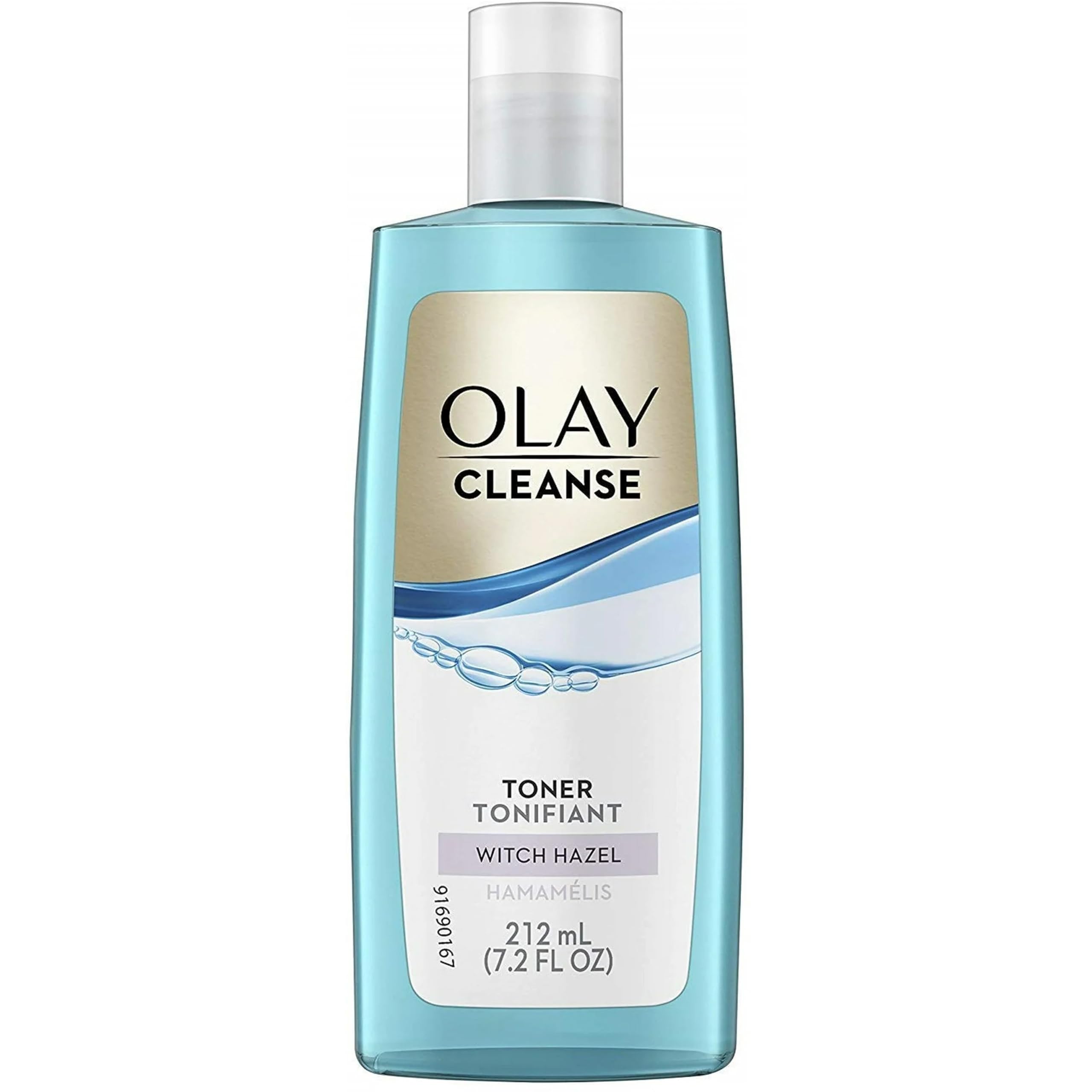 Aplicación con almohadilla de algodón de Olay Toner.