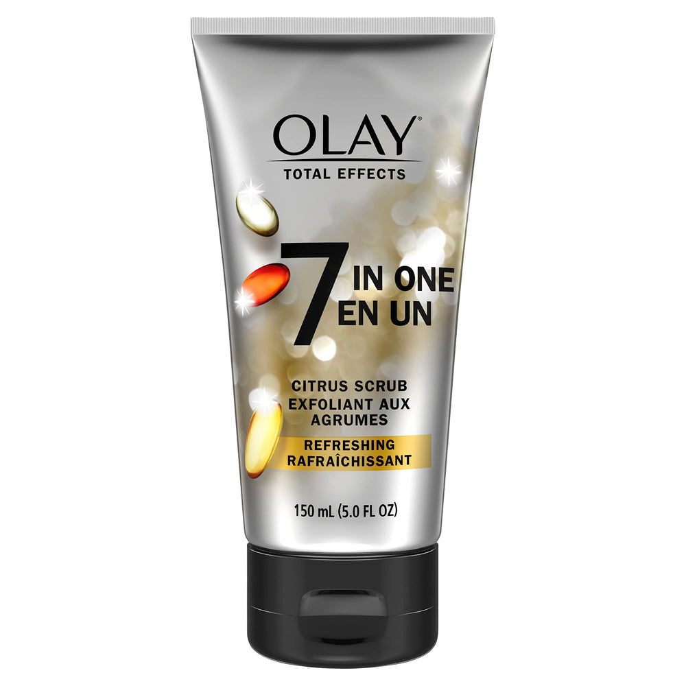 Piel más brillante tras usar Olay Total Effects Citrus Cleanser.